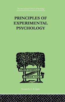 Paperback Principles of Experimental Psychology Book