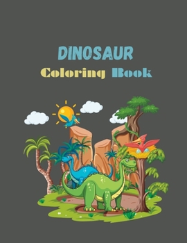 Paperback Dinsaur: Coloring Book