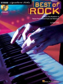 Paperback Best of Rock: A Step-By-Step Breakdown of Famous Rock Keyboard Styles and Techniques Book