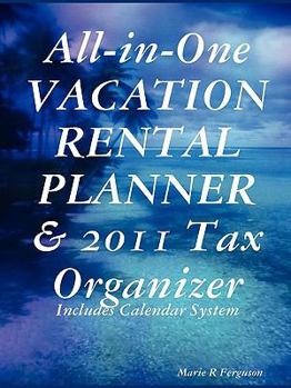 Paperback All-in-One Vacation Rental Planner and Tax Organizer Book