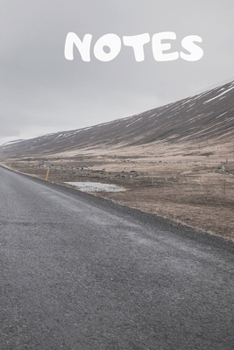 Paperback Notes: 90 Pages of 6 X 9 Inch White Numbered Pages No Lines Book