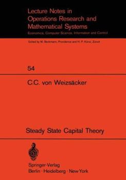 Paperback Steady State Capital Theory Book