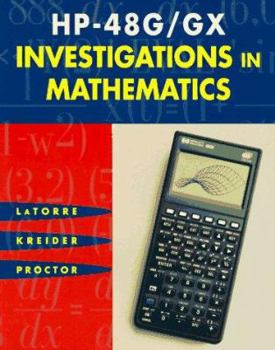 Paperback HP-48g/Gx Investigations in Mathematics [With Disk] Book