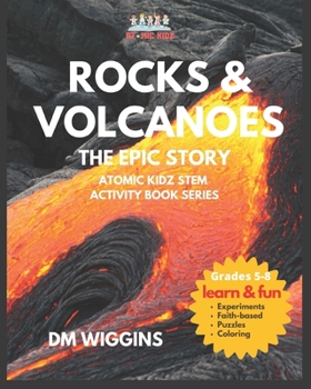 Paperback Rocks and Volcanoes Activity Book: The Epic Story Book
