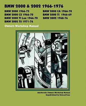 Paperback BMW 2000 & 2002 1966-1976 Owners Workshop Manual Book