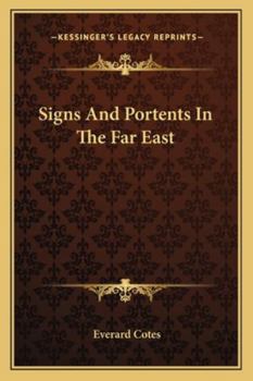 Paperback Signs And Portents In The Far East Book