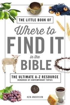 Paperback The Little Book of Where to Find It in the Bible Book