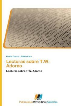 Paperback Lecturas Sobre T.W. Adorno [Spanish] Book