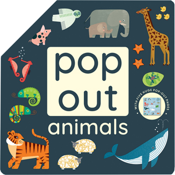 Paperback Pop Out Animals Book