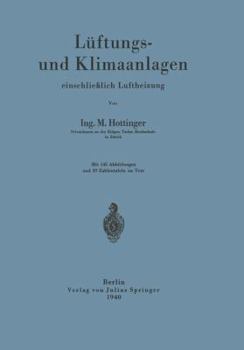 Paperback Lüftungs- Und Klimaanlagen Einschließlich Luftheizung [German] Book