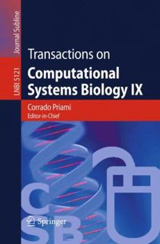 Paperback Transactions on Computational Systems Biology IX Book
