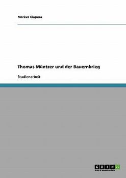 Paperback Thomas Müntzer und der Bauernkrieg [German] Book