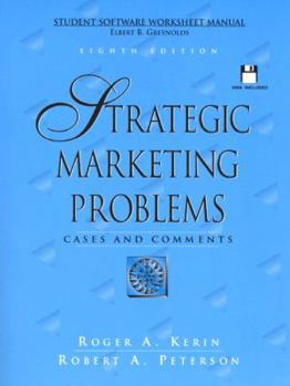Paperback Strategic Marketing Problems: Cases and Comments : Student Software Worksheet Manual Book