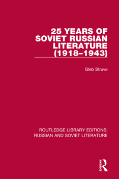 Hardcover Routledge Library Editions: Russian and Soviet Literature Book