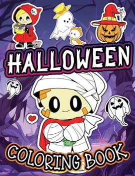 Paperback Halloween Coloring Book: For Kids and Toddlers Book