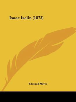 Paperback Isaac Iselin (1873) [German] Book