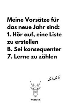 Vorsätze das neue Jahr konsequent zählen: A5 Jahresplaner 2020 | Organizer | Jahreskalender | Buchkalender | Wochenkalender | Terminplaner für ... schönes Neujahrs Geschenk (German Edition)