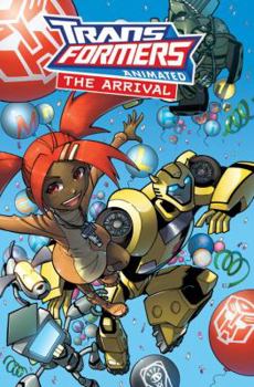 Paperback Transformers Animated: The Arrival Book
