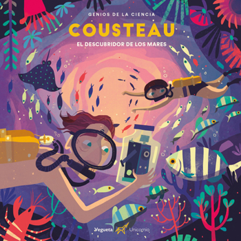 Hardcover Cousteau: El Descubridor de Los Mares [Spanish] Book