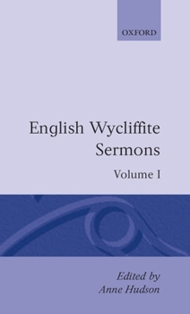 Hardcover English Wycliffite Sermons Book