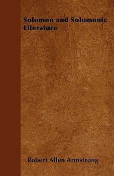 Paperback Solomon and Solomonic Literature Book