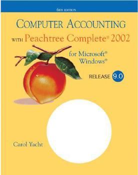 Spiral-bound Computer Accounting with Peachtree Complete 2002, Release 9.0 Book