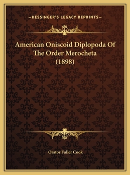 American Oniscoid Diplopoda of the Order Merocheta