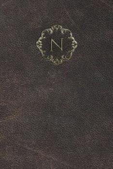 Paperback Monogram "N" Notebook Book