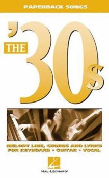 Paperback The '30s: Paperback Songs Book
