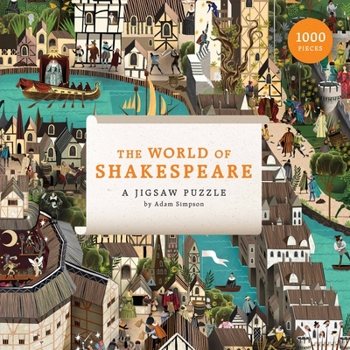 Misc. The World of Shakespeare 1000 Piece Puzzle: 1000 Piece Jigsaw Puzzle Book