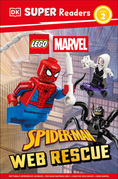 Hardcover DK Super Readers Level 2 Lego Spider-Man Web Rescue Book