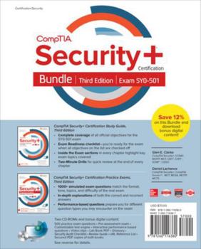 Paperback Comptia Security+ Certification Bundle, Third Edition (Exam Sy0-501) Book