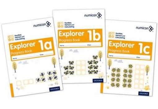 Paperback Numicon: Number, Pattern and Calculating 1 Explorer Progress Books ABC (Mixed pack) Book