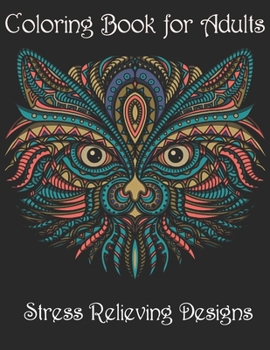 Paperback Coloring Book for Adults: Stress Relieving Animal Designs Book