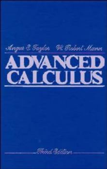 Advanced Calculus, 3rd Edition book by Angus E. Taylor