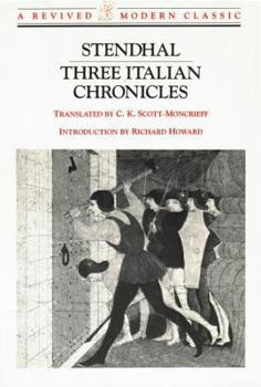 Paperback Three Italian Chronicles: Stories Book
