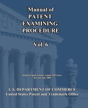 Paperback Manual of Patent Examining Procedure (Vol.6) Book