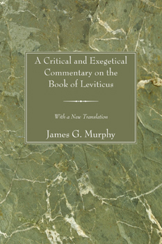 Paperback A Critical and Exegetical Commentary on the Book of Leviticus Book