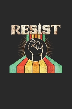 Resist: 6x9 Feminism  | blank with numbers paper | notebook | notes