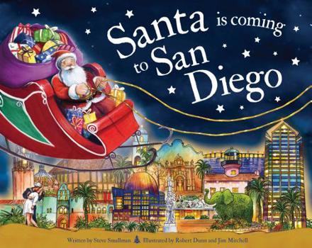 Hardcover Santa Is Coming to San Diego Book