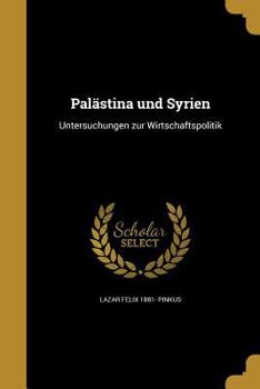 Paperback Palästina und Syrien [German] Book