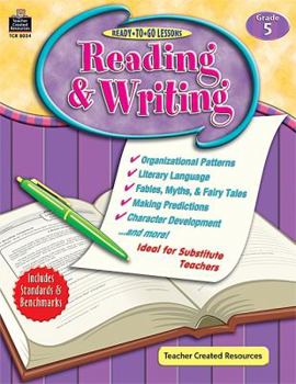 Paperback Ready to Go Lessons: Reading & Writing Grd 5 Book