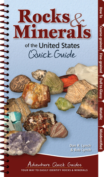 Spiral-bound Rocks & Minerals of the United States: Quick Guide Book