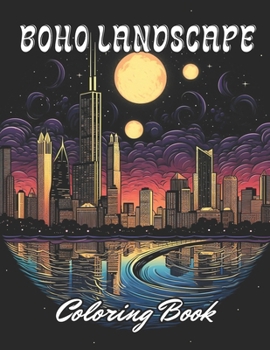 Paperback Boho Landscape Coloring Book for Adults: New and Exciting Designs Book