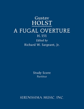 Paperback A Fugal Overture, H.151: Study score Book