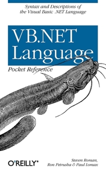 Paperback VB.NET Language Pocket Reference Book