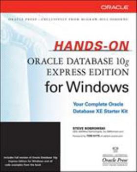 Paperback Hands-On Oracle Database 10g Express Edition for Windows [With CDROM] Book