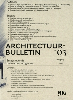 Paperback Architecture Bulletin 03: Essays on the Designed Environment Book