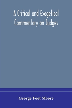 Paperback A critical and exegetical commentary on Judges Book