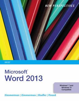 Paperback New Perspectives on Microsoft Word 2013: Brief Book